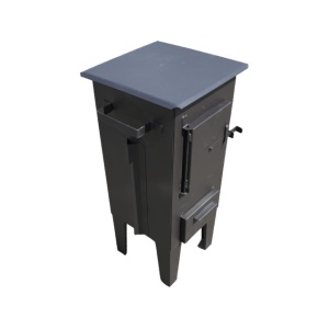 Soba Semineu Tip Godin cu Plita, pe Lemne, Brichete Tip "Mini" - Img 8