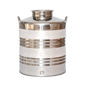 Butoi Inox 75 Litri pentru Tuica, Palinca, Ulei, Lapte, cu Robinet Inclus - Img 10