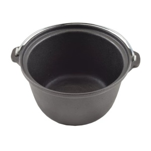 Ceaun din Fontă 3 L – Durabil și Versatil, Ideal pentru Gătit Tradițional - Img 1