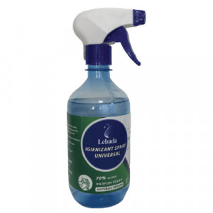 Igienizant Maini Spray 70% Alcool+Glicerina 500ml, formula completa protectoare - Img 1