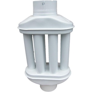 Recuperator de caldura emailat 120x500x0.4 alb - Img 2