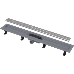 Rigola pentru duş APZ9 SIMPLE, cu margine pentru grătar perforat, alca