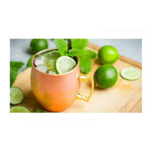 Set 2 cani cupru lucios 500ml pentru Moscow Mule, apa ayurvedica si cocktailuri - Img 6