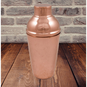 Shaker din Cupru pentru Cocktailuri cu Sita si Capac 550 ml - Img 3