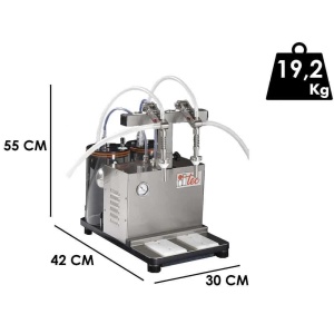 ULTRAFILLER Dual Fluid - Imbuteliere cu Vacuum pentru 2 Lichide Separate - Img 2
