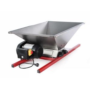 Zdrobitor Electric Mare din Inox pentru Struguri – Hopper 950×600 mm, Role Nylon 280 mm, 1500kg/ora - Img 6