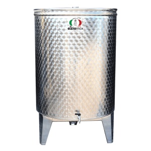 Butoi Inox pentru Tuica, Distilate, 500 Litri, cu Dop Filetat - Img 1