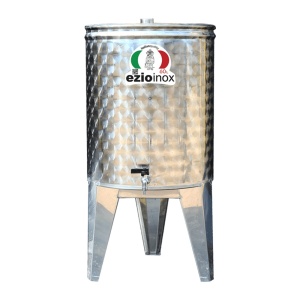 Butoi Inox pentru Tuica, Distilate, 60 Litri, cu Dop Filetat - Img 1