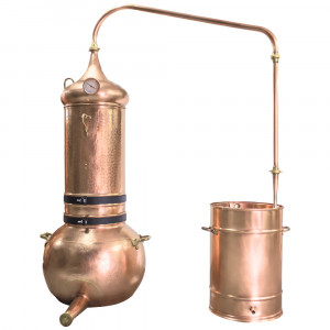 Cazan cu Coloana Distilare Uleiuri Esentiale, Bauturi Aromatice, 120Litri - Img 1