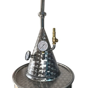 Cazan Tuica, Distilate 150 litri, inox AISI 304, cu robinet evacuare, Toscana Inox - Img 5