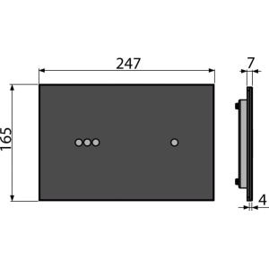 Clapeta de Actionare Alcaplast TOUCH-FREE, NIGHT-LIGHT - Img 6