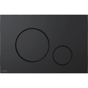 Clapetă de acţionare pentru rezervor încastrat, negru-mat