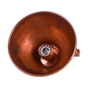 Lustra vintage din cupru CS13CO, finisaj rustic, diametru 17,5 cm - Img 3