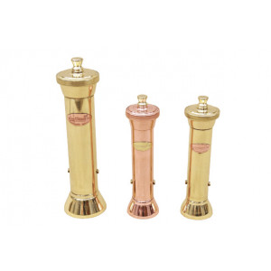 Rasnita din Bronz Masiv H 25 cm pentru Piper si Cafea - Img 2