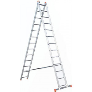 Scara Aluminiu 2 tronsoane 10 trepte