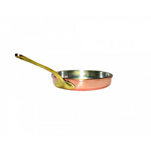 Tigaie din Cupru Ø22cm cu Maner din Bronz, Profesionala