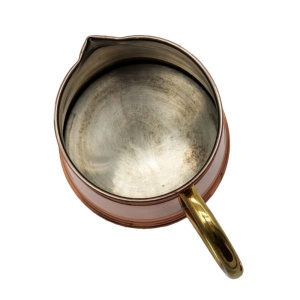 Carafa din Cupru 2,5 Litri Ibric Ceai Cafea Vin Tuica Fiarta cu Capac - Img 4