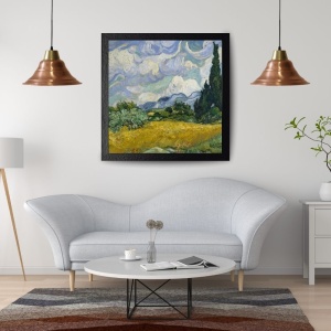 Lustra vintage din cupru CS04CO, finisaj mat, diametru 28 cm - Img 4