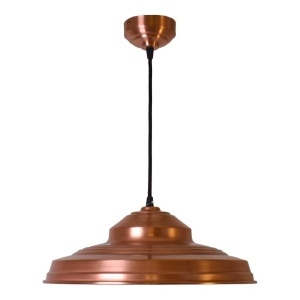 Lustra vintage din cupru CS12CO, finisaj mat, diametru 43 cm