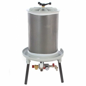 Presa hidraulica fructe 80L inox Grifo pentru struguri mere must si cidru