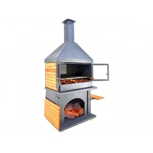Set Grill Profesional BBQ Woodbridge – Stație de Gătit în Aer Liber, Grătar 80x50 cm - Img 1