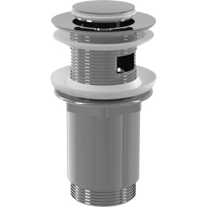 Ventil lavoar CLICK CLACK 5/4" metalic cu preaplin dop mic