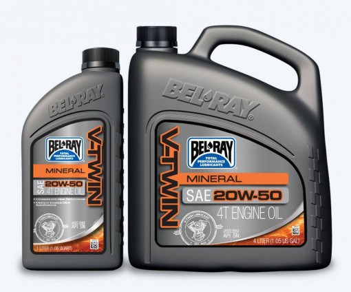 Ulei de motor Bel-Ray V-TWIN MINERAL 20W-50