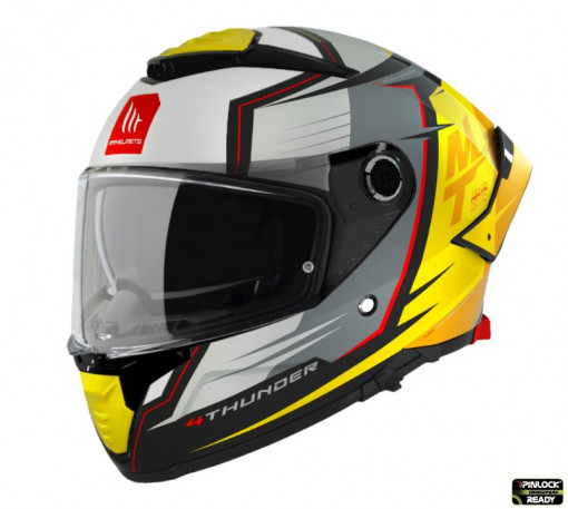 Casca integrala MT Thunder 4 SV Pental B3 galben mat