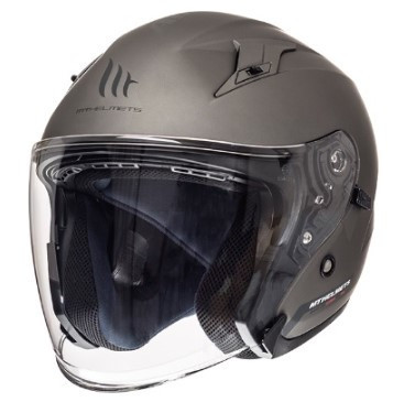 Casca open face motociclete MT Avenue SV titanium mat
