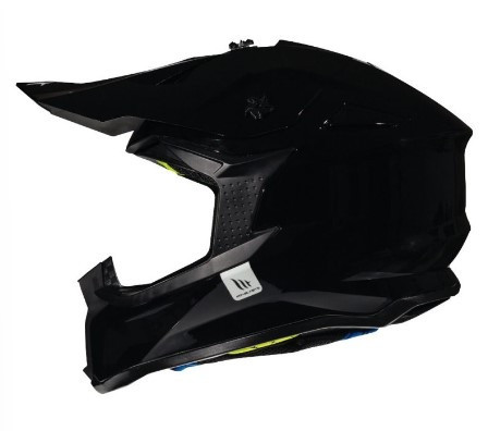 Casca off road MT Falcon solid A1 negru lucios
