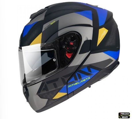 Casca modulabila MT Atom SV W17 A2 gri mat