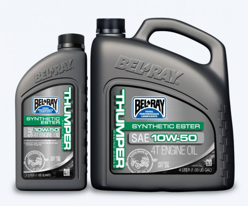 Ulei de motor Bel-Ray THUMPER RACING WORKS SYNTHETIC ESTER 4T 10W-50