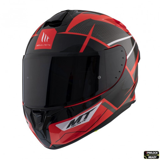 Casca integrala MT Targo Pro Podium D5 rosu lucios