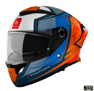 Casca integrala MT Thunder 4 SV Pental B4 portocaliu mat - Img 2