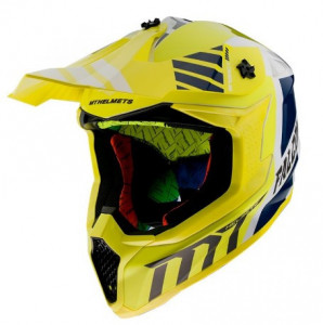 Casca off road MT Falcon Warrior A3 galben lucios - Img 2