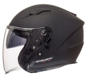 Casca open face motociclete MT Avenue SV negru mat - Img 3