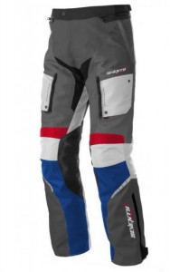 Pantaloni Moto Seventy Touring SD-PT3 Gri/Rosu/Albastru - Img 1