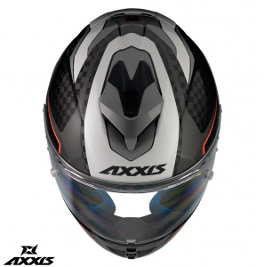 Casca integrala Axxis model Cobra Rage A2 gri lucios carbon - Img 4