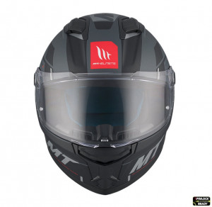 Casca integrala MT Stinger 2 Zivze C2 negru/gri mat - Img 3