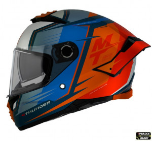 Casca integrala MT Thunder 4 SV Pental B4 portocaliu mat - Img 3
