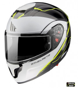 Casca modulabila MT Atom SV Open B3 galben fluor lucios - Img 3