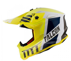Casca off road MT Falcon Warrior A3 galben lucios - Img 1