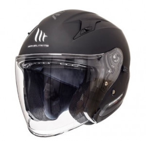 Casca open face motociclete MT Avenue SV negru mat - Img 1
