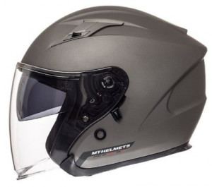 Casca open face motociclete MT Avenue SV titanium mat - Img 2