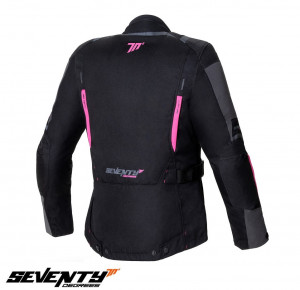 Geaca (jacheta) femei Touring Seventy iarna model SD-JT85 culoare: negru/roz - Img 3