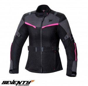 Geaca (jacheta) femei Touring Seventy iarna model SD-JT85 culoare: negru/roz - Img 1