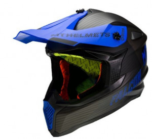 Casca off road MT Falcon System D7 albastru mat - Img 2