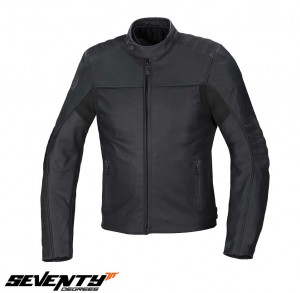 Geaca (jacheta) barbati piele Urban Seventy vara/iarna model SD-JL1 culoare: negru - Img 1