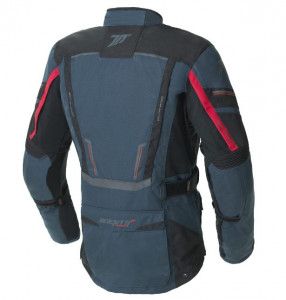 Geaca Moto Seventy SD-JT81 Navy albastru/negru/rosu - Img 2