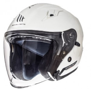 Casca open face motociclete MT Avenue SV alb lucios - Img 1